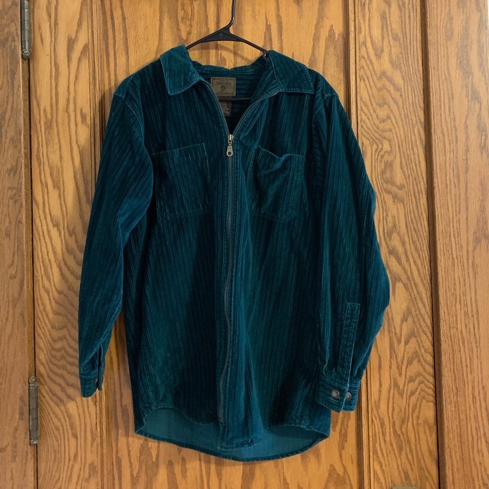 Bluegreen Full-zip Shacket
